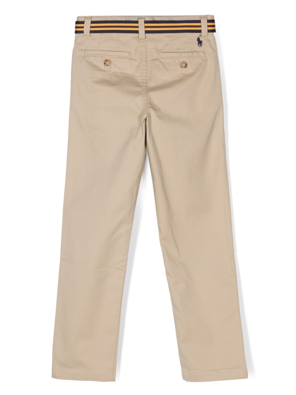 Ralph Lauren Kids Polo Pony straight-leg trousers - Beige