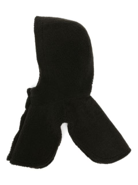 Yves Salomon  press-stud shearling balaclava