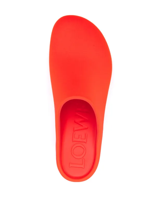 LOEWE Terra 70mm Platform Foam Clogs | Orange | FARFETCH