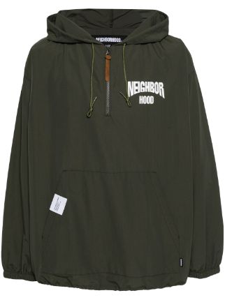 Neighborhood ジップアップ パーカー | グリーン | FARFETCH JP