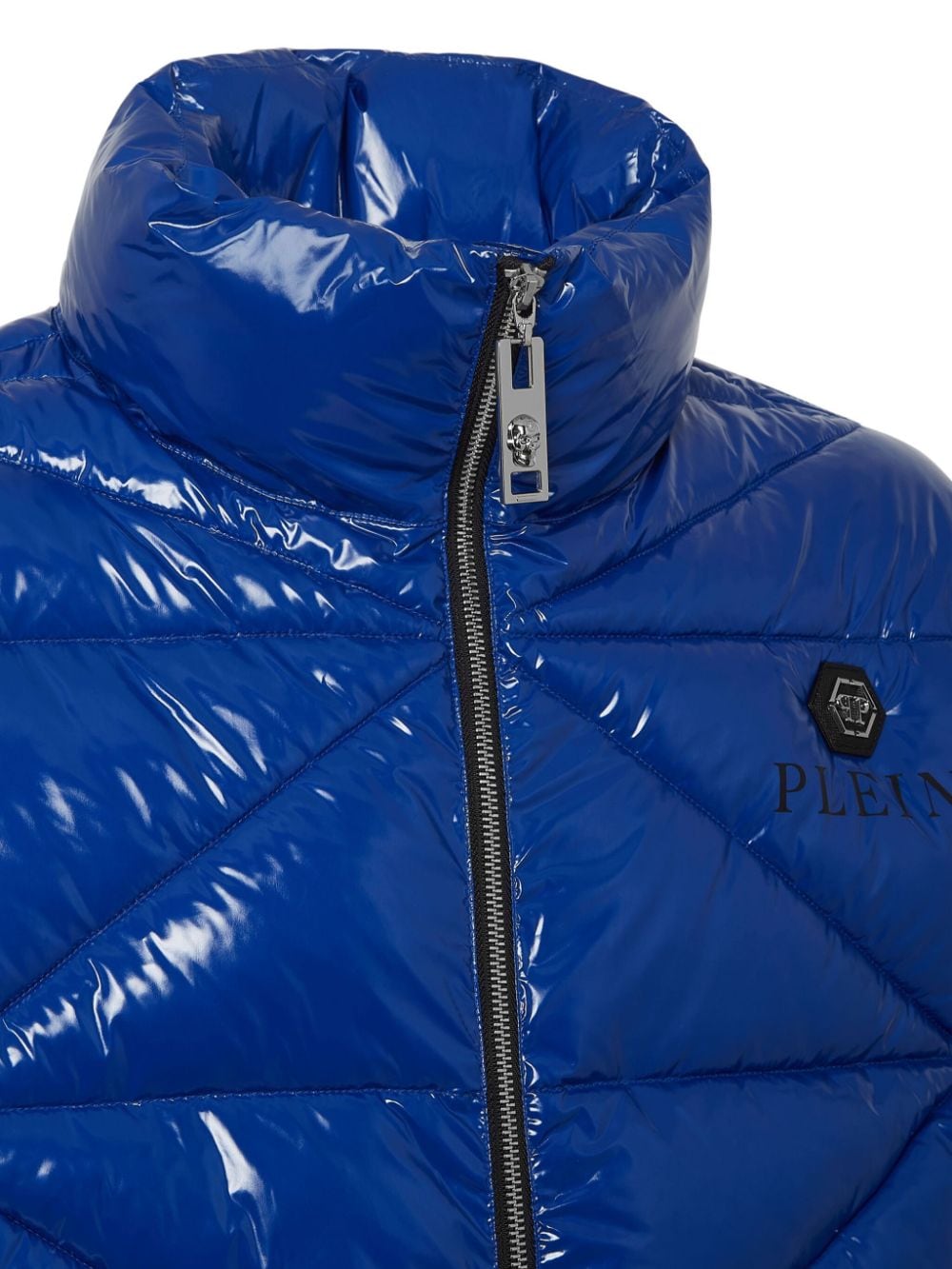 Philipp Plein Jack met logoplakkaat Blauw