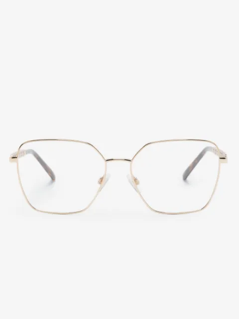 Dolce & Gabbana Eyewear lentes con armazón cuadrada estilo carey