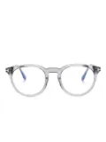 TOM FORD Eyewear translucent pantos-frame glasses - Grey