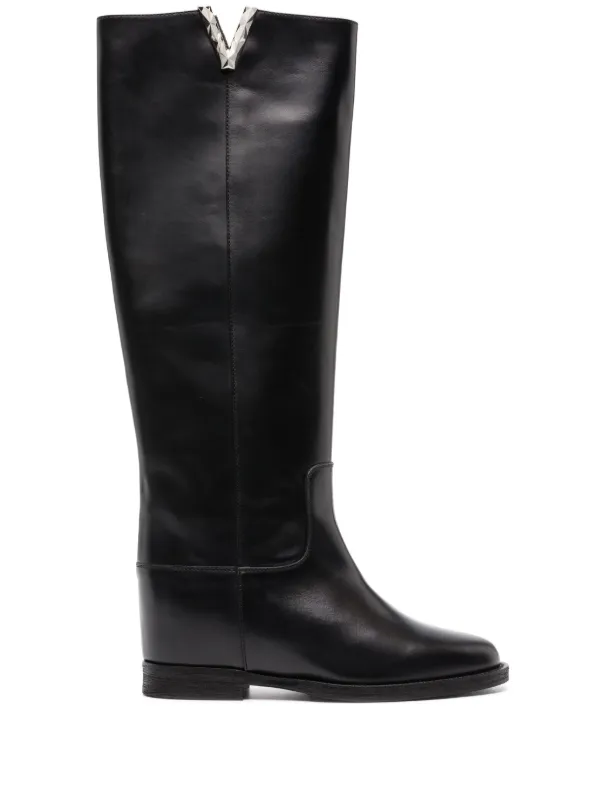 Via Roma 15 レザーブーツ - Farfetch
