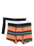 Paul Smith logo-waistband organic-cotton blend boxers (pack of three) - White