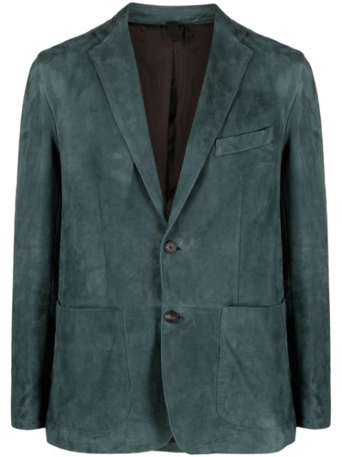 Tagliatore single-breasted lambskin blazer Men