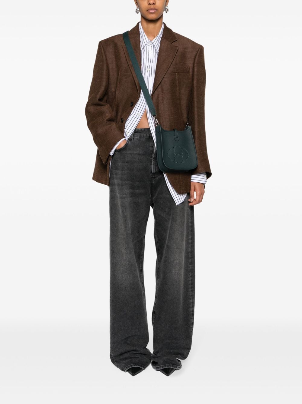 Hermès 2022 pre-owned Evelyne 16 shoulder bag - Groen