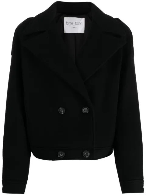 Forte Forte tailored virgin-wool biker jacket