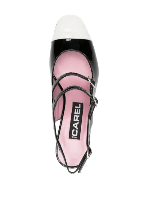 Carel Paris Papaya 60mm patent-leather pumps 331941 - 3