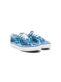 Vans Kids Era flame-print sneakers - Blue