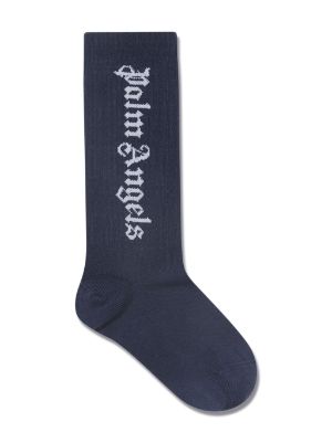 Kids Blue Tie Dye Socks by Palm Angels on Sale