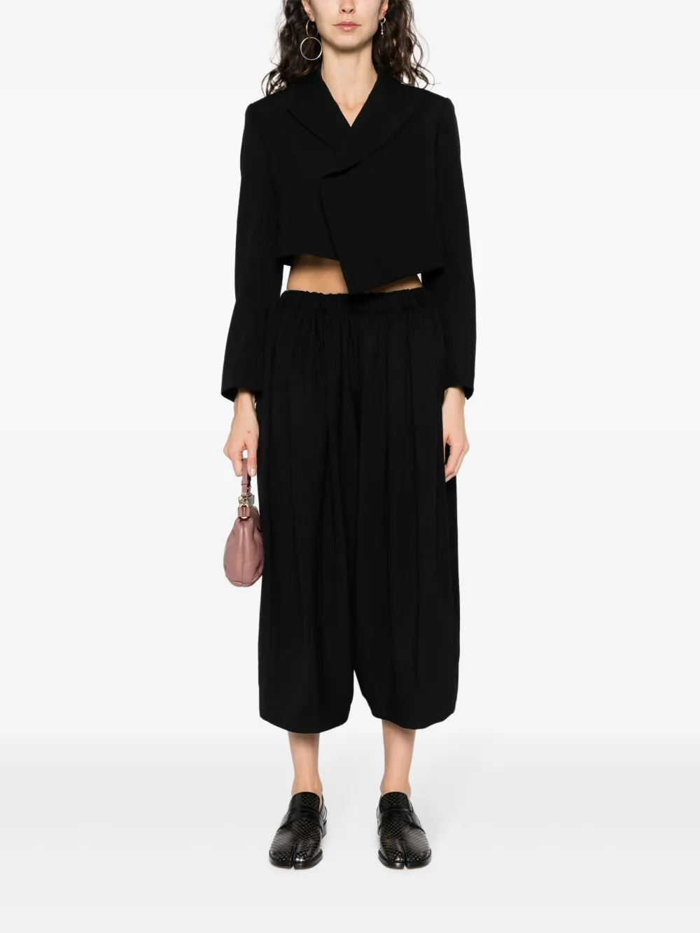 Comme Des Garçons Comme Des Garçons Blazer met puntige revers - Zwart