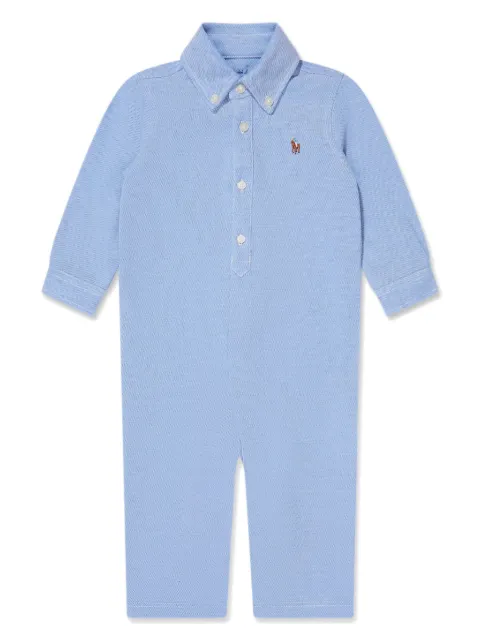 POLO RALPH LAUREN KIDS Polo Pony cotton bodysuit 