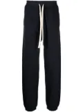 Jil Sander drawstring cotton track pants - Blue