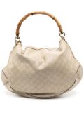 Gucci Pre-Owned bamboo-handle GG handbag - Neutrals