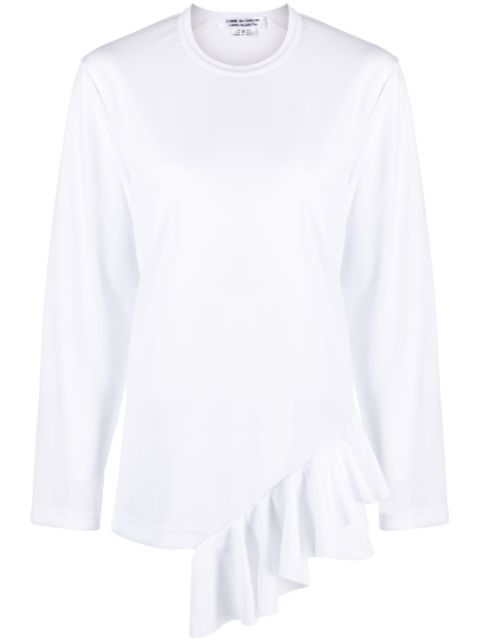 Comme Des Garcons Comme Des Garcons ruffle-detail round-neck T-shirt Women