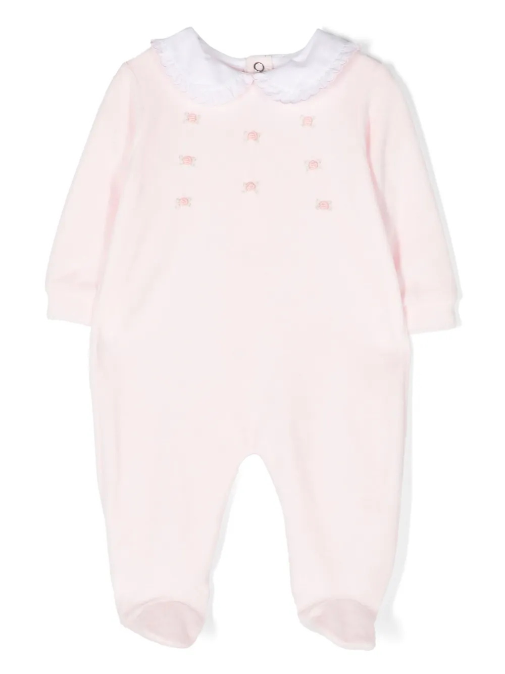 Siola floral-embroidered long-sleeve tracksuit - Rosa