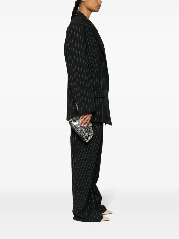 クラッチバッグ THE ATTICO Woman Clutch Black 246WAH49L001 100 クラッチバッグ THE ATTICO Woman Clutch Black 246WAH49L001