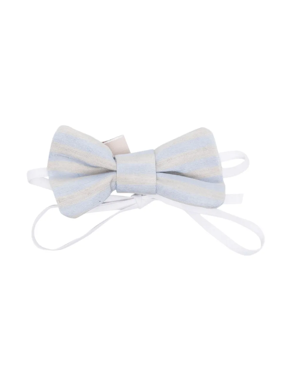 La Stupenderia Babies' Ribbed Bow Tie In Blue