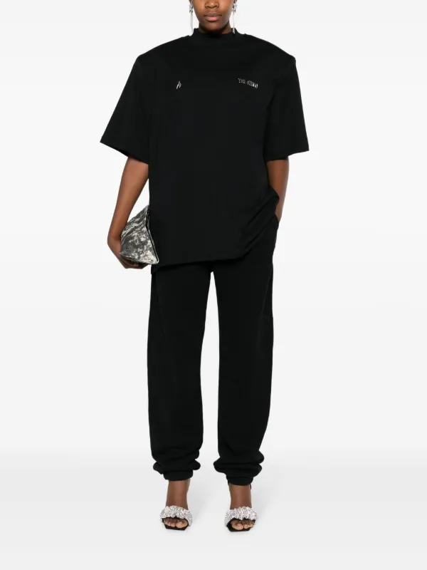 【関税込み】The Attico ブラック Penny ラウンジパンツ THE ATTICO Black Penny Lounge Pants | ssense | REVERSIBLE