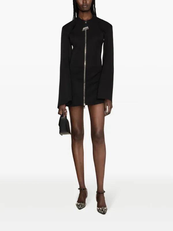 ワンピース THE ATTICO Leather dress The Attico Leather midi dress The Attico