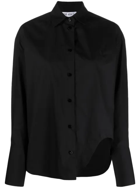 The Attico camisa Eliza con logo bordado 