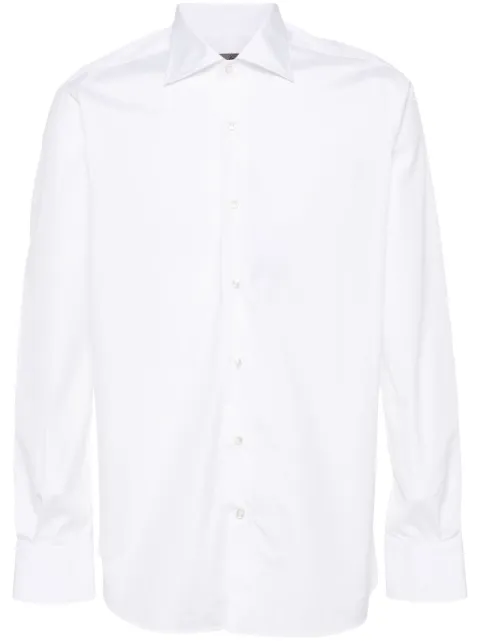 Canali long-sleeve cotton shirt