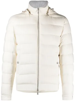 Eleventy detachable hood Puffer Jacket Farfetch