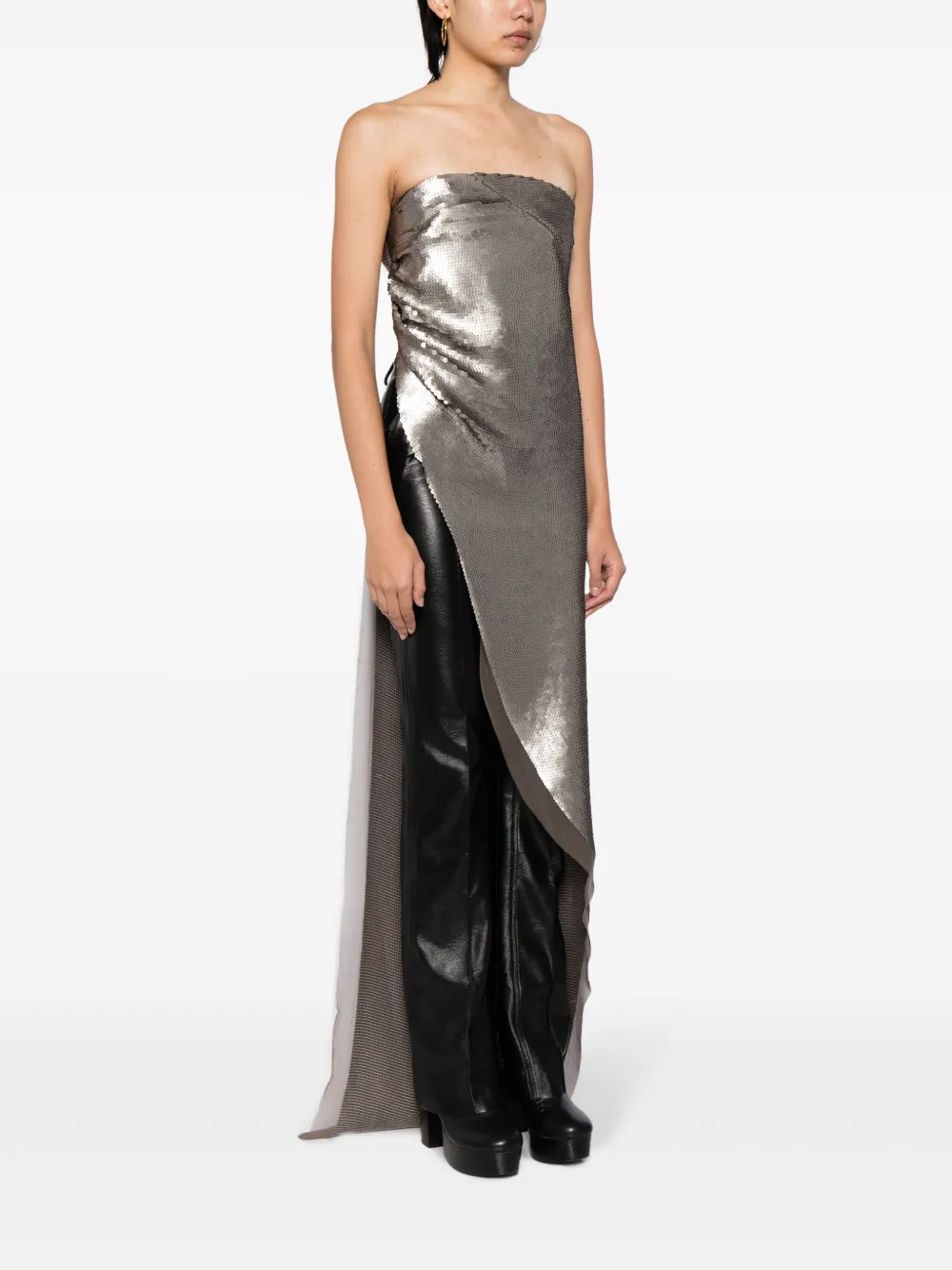 Rick Owens Top met pailletten Bruin