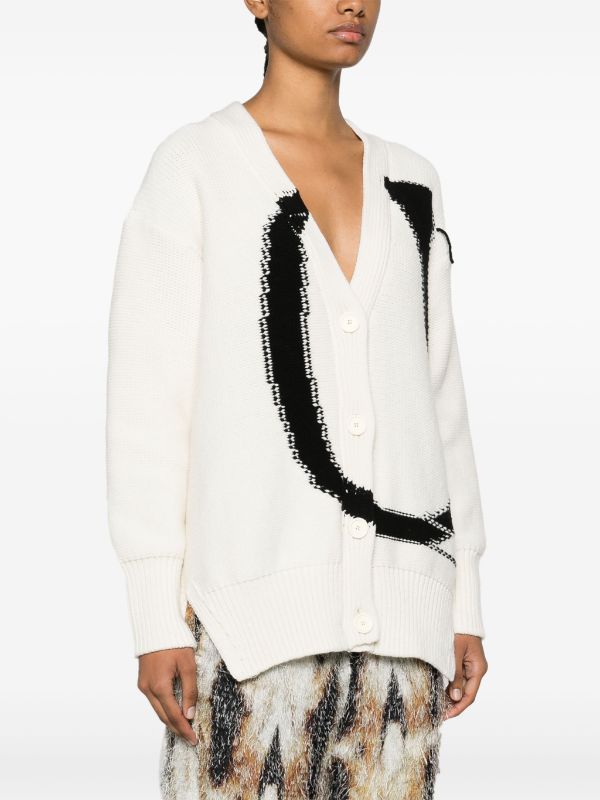 White on sale wool cardigan