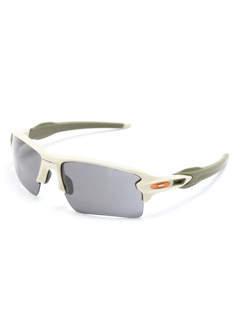 Oakley Flax 2.0 zonnebril met geometrisch montuur Beige