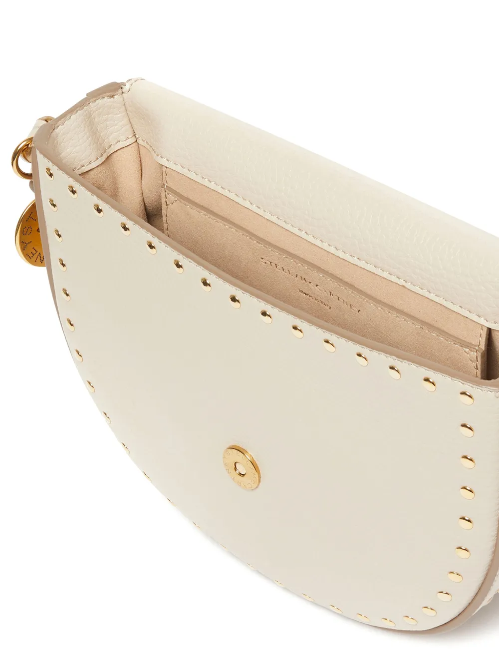 Stella McCartney Frayme medium schoudertas Beige