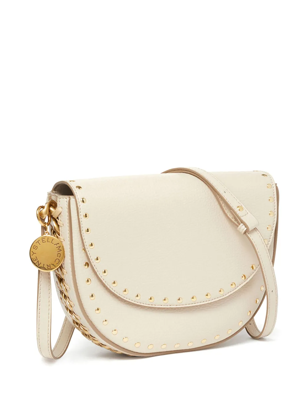 Stella McCartney Frayme medium schoudertas Beige