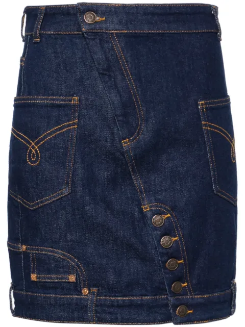 MOSCHINO JEANS veste en jean à effet à l'envers