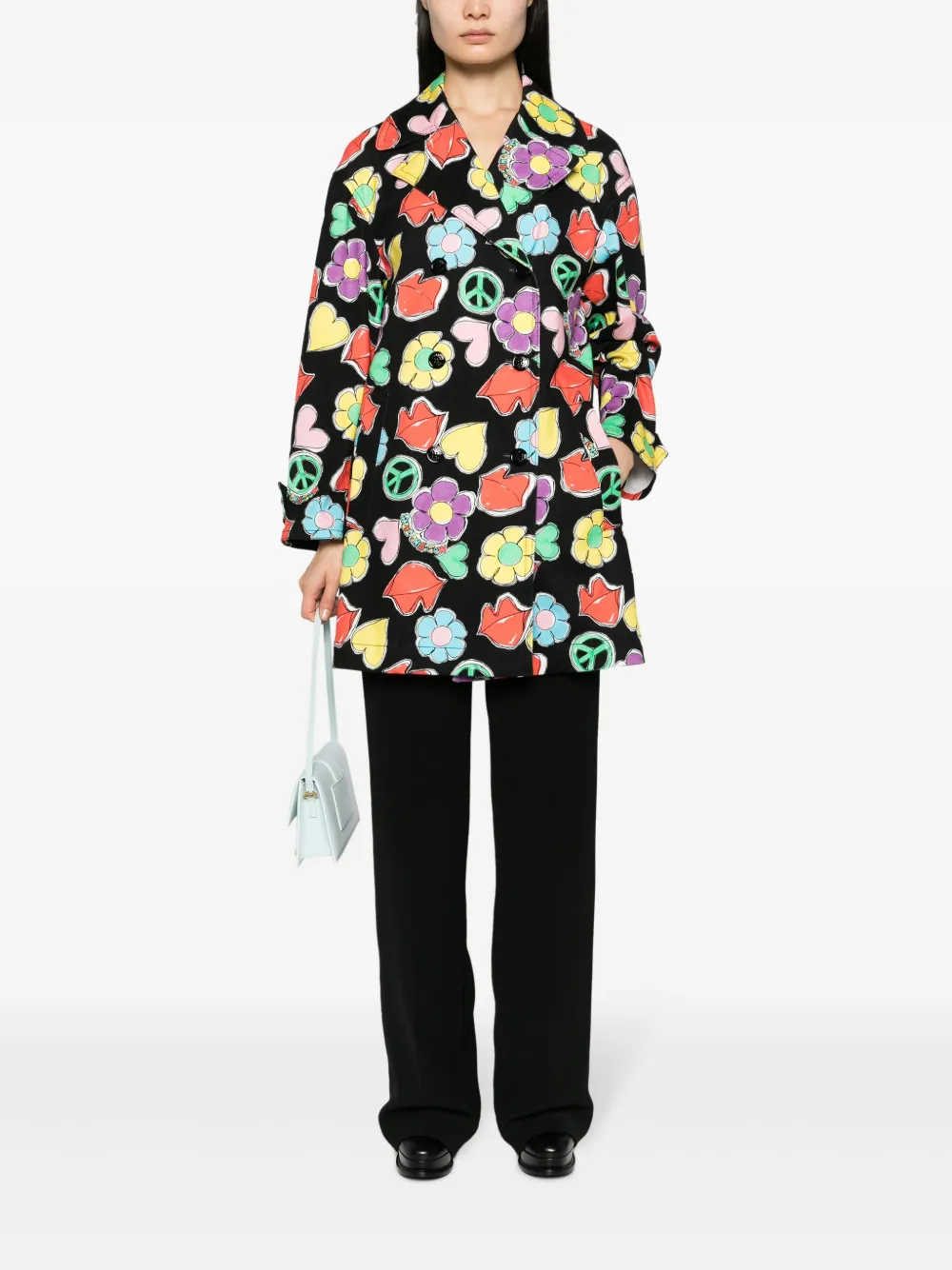 MOSCHINO JEANS Jas met print - Zwart