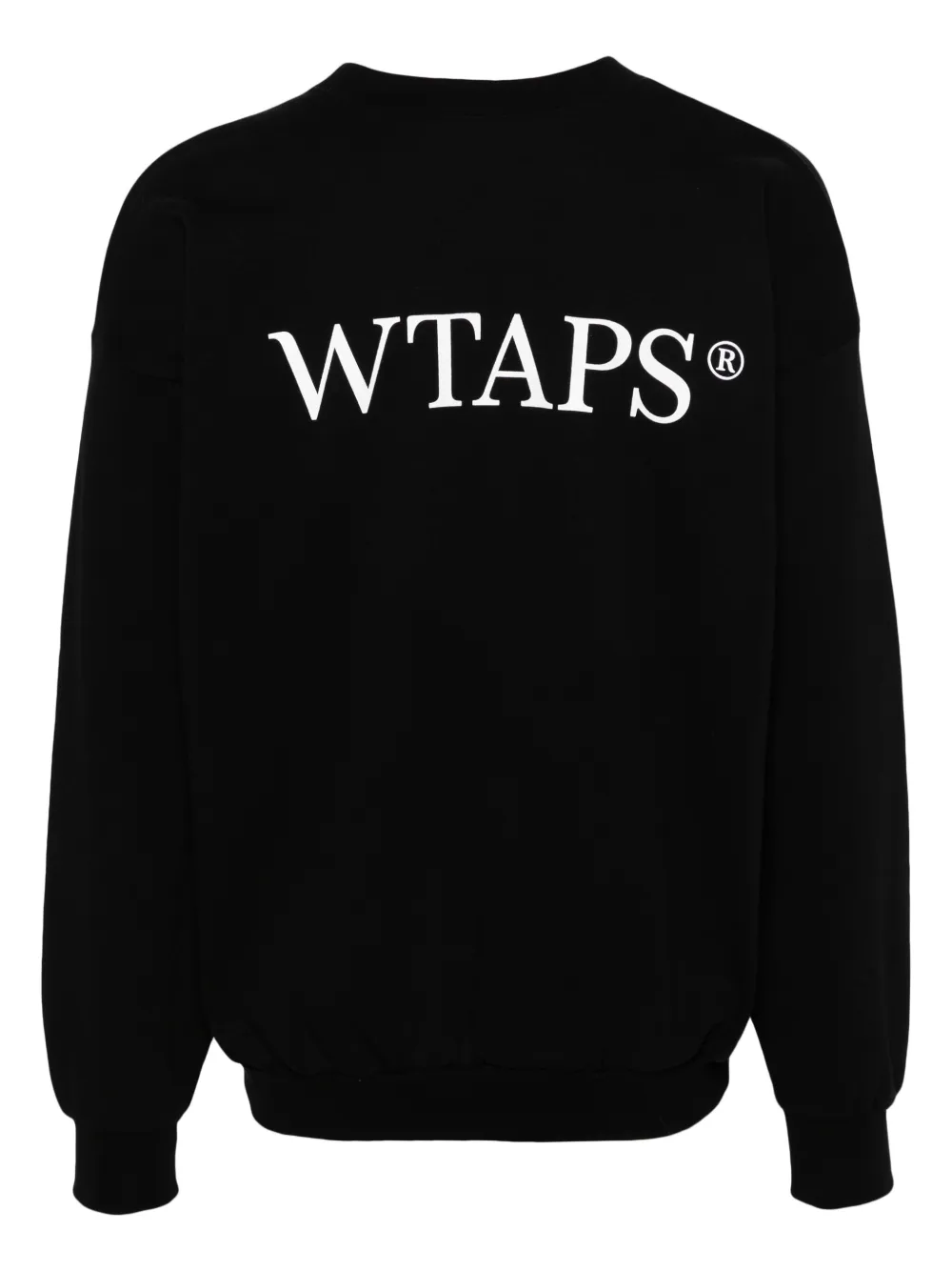 Shop Wtaps Locks Cotton Sweatshirt In Schwarz