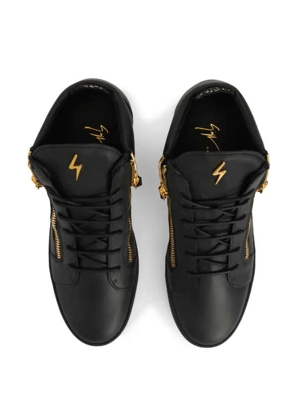 Giuseppe Zanotti Kriss Panelled hi top Sneakers Black FARFETCH CA