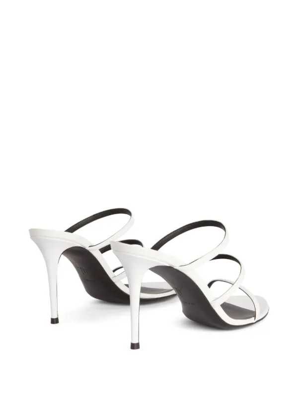 サンダル・ミュール GIUSEPPE ZANOTTI Women Sandals 410466 I400005 WHITE Giuseppe Zanotti Harmony 120mm Leather Sandals | White