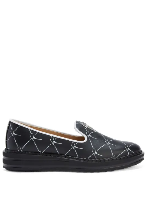 Giuseppe Zanotti Tim logo-lettering loafers 