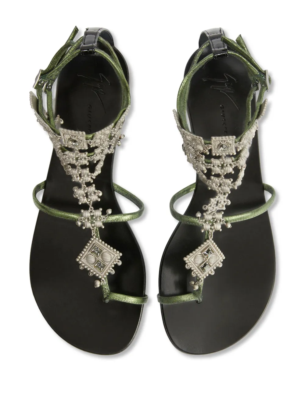 Giuseppe Zanotti Amira sandals Green