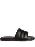 Giuseppe Zanotti Harmande leather slides - Black