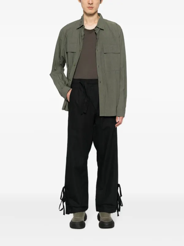 Maharishi Shinobi organic-cotton Blend Track Pants | Black | FARFETCH