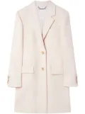 Stella McCartney single-breasted wool coat - Neutrals