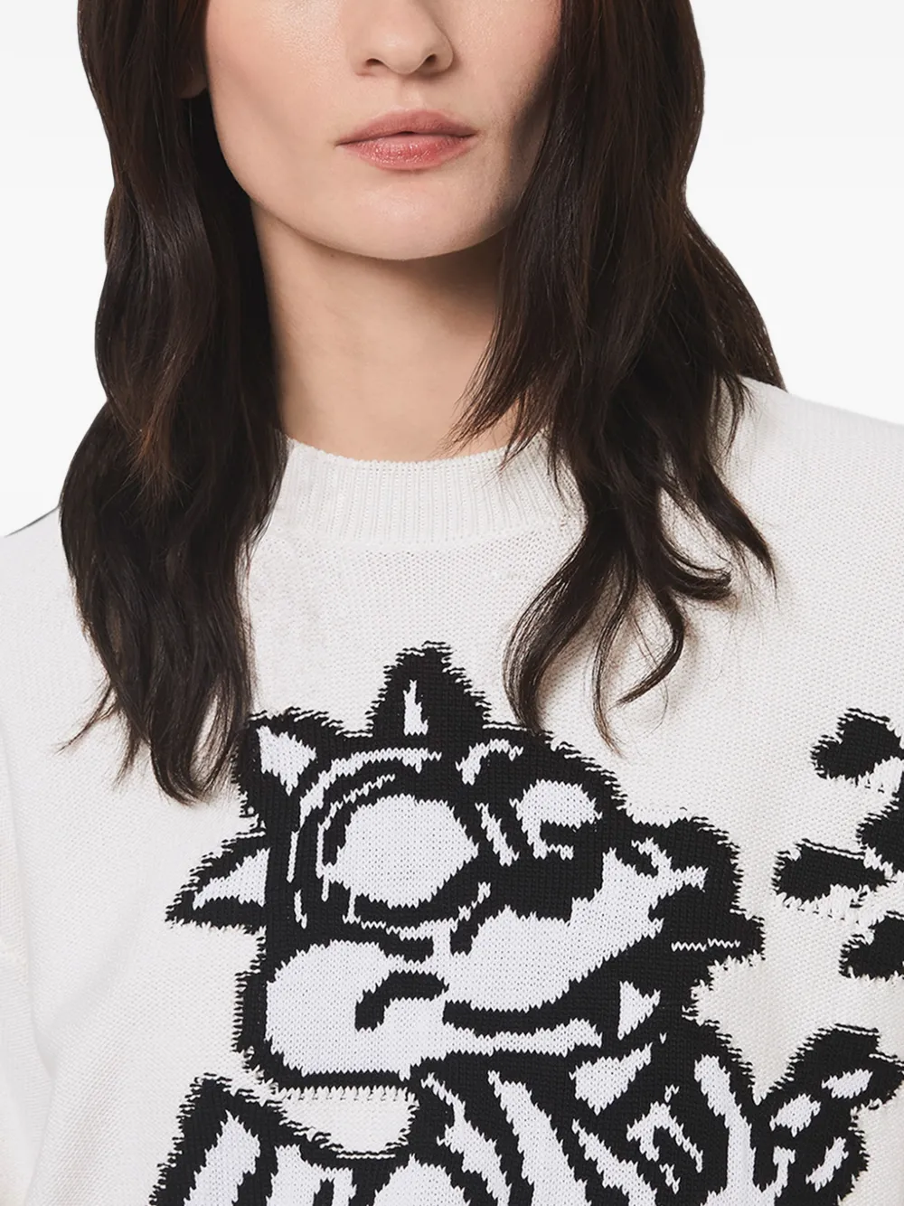 Stella McCartney Year of the Dragon oversized jumper Beige