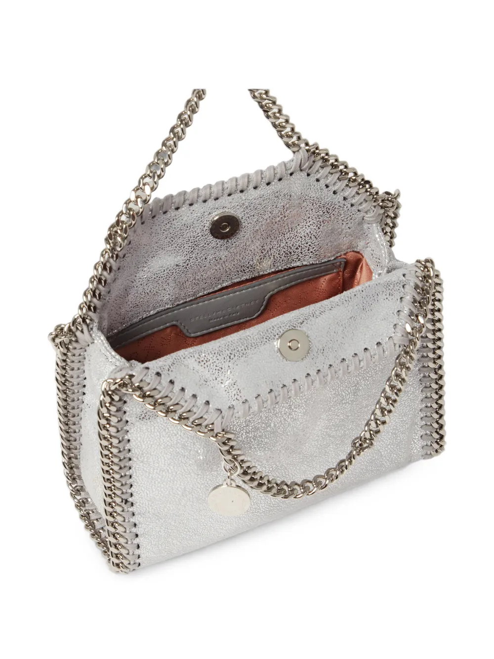Stella McCartney Falabella schoudertas met ketting afwerking Zilver