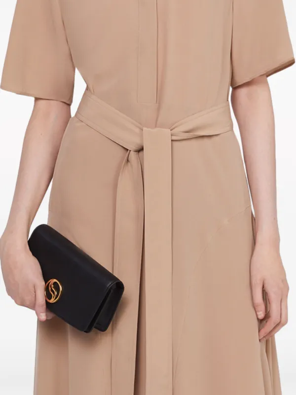Stella McCartney Silk Shirt Midi Dress | Neutrals | FARFETCH