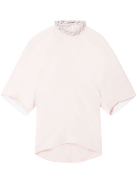 Stella McCartney Falabella crystal-embellished blouse Women