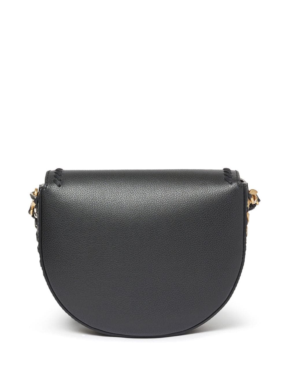 Shop Stella Mccartney Medium Frayme Mirum® Shoulder Bag In Black