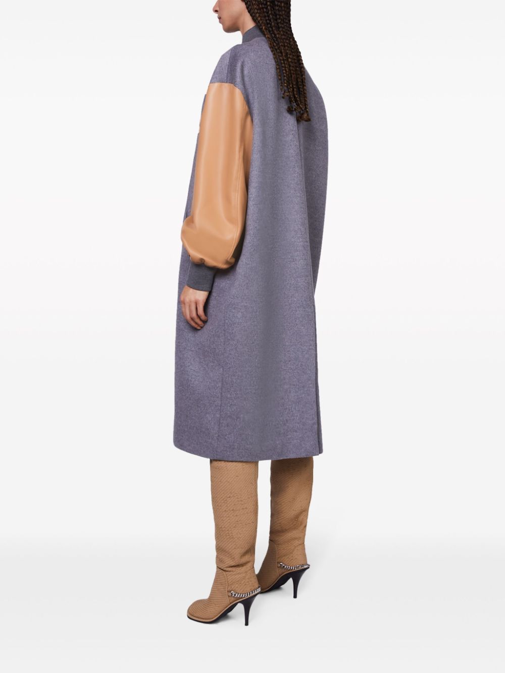 Stella McCartney S Letterman wool long coat Women