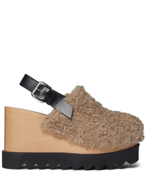 Stella McCartney Elyse 105mm wedge clogs Women